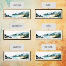 Load image into Gallery viewer, Baía do Sancho, Brazil Watercolor Beach Print, Vacation Gift, Brazil Wall Art, Beach Painting, Beach Decor, Beach Painting