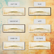 Load image into Gallery viewer, Bazaruto Island, Mozambique Watercolor Beach Print, Vacation Gift, Mozambique Wall Art, Beach Painting, Beach Decor, Beach Painting