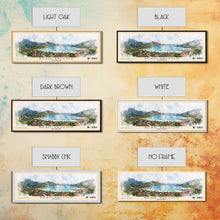 Load image into Gallery viewer, Beau Vallon, Seychelles Watercolor Beach Print, Vacation Gift, Seychelles Wall Art, Beach Painting, Beach Decor, Beach Painting