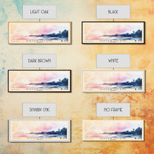 Carregar imagem no visualizador da galeria, Bintan Island, Indonesia Watercolor Beach Print, Vacation Gift, Indonesia Wall Art, Framed Canvas Print, Framed Beach Painting