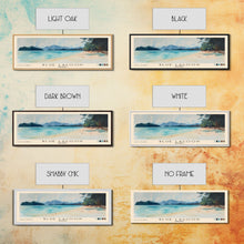 Load image into Gallery viewer, Blue Lagoon, Malasyia Watercolor Beach Print, Vacation Gift, Malasyia Wall Art, Beach Painting, Beach Decor, Beach Painting