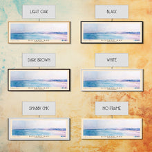 Load image into Gallery viewer, Botany Bay, United Kingdom Watercolor Print, Vacation Gift, United Kingdom Wall Art, Beach Painting, Beach Decor, Large Wall Art, Wood Frame Art