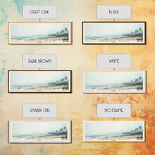 Carregar imagem no visualizador da galeria, Burwood Beach, Jamaica Watercolor Beach Print, Vacation Gift, Jamaica Wall Art, Framed Canvas Print, Framed Beach Painting