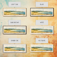 Load image into Gallery viewer, Cape Engano, Philippines Watercolor Beach Print, Vacation Gift, Philippines Wall Art, Beach Painting, Beach Decor, Beach Painting