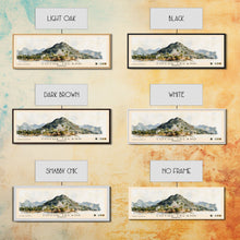 Cargar imagen en el visor de la galería, Cockburn Town Beach, Turks and Caicos Watercolor Beach Print, Vacation Gift, Turks and Caicos Wall Art, Framed Canvas Print, Framed Beach Painting