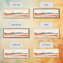 Load image into Gallery viewer, Eastern Cape, Coffee Bay Watercolor Print, Vacation Gift, Coffee Bay Wall Art, Beach Painting, Beach Decor, Large Wall Art, Wood Frame Art