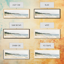 Load image into Gallery viewer, Flaherty Beach, Australia Watercolor Print, Vacation Gift, Australia Wall Art, Beach Painting, Beach Decor, Large Wall Art, Wood Frame Art