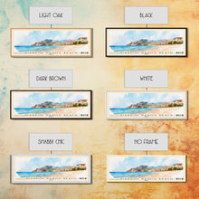 Load image into Gallery viewer, Giardini naxos beach, Italy Watercolor Beach Print, Vacation Gift, Italy Wall Art, Beach Painting, Beach Decor, Beach Painting