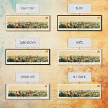 Carregar imagem no visualizador da galeria, Alcalį Spain Travel Art, City Art, Framed Canvas Print or Metal Wall Art, Europe Travel Poster, Panoramic Wall Art, Extra Wide Wall Art