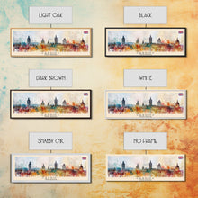 Carregar imagem no visualizador da galeria, Cardiff United Kingdom Travel Art, City Art, Framed Canvas Print or Metal Wall Art, Europe Travel Poster, Panoramic Wall Art, Extra Wide Wall Art