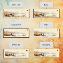 Carregar imagem no visualizador da galeria, Funchal Portugal Travel Print Wall Art, Panoramic City Art, Travel Art, Wall Decor, Vacation Gift, Framed Canvas Print Or Metal Art