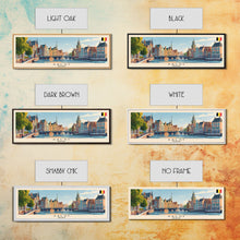 Carregar imagem no visualizador da galeria, Aalst Belgium Travel Print Wall Art, Panoramic City Art, Travel Art, Wall Decor, Vacation Gift, Framed Canvas Print Or Metal Art