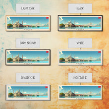 Carregar imagem no visualizador da galeria, Adana Turkey Travel Art, City Art, Framed Canvas Print or Metal Wall Art, Europe Travel Poster, Panoramic Wall Art, Extra Wide Wall Art