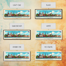 Carregar imagem no visualizador da galeria, Balashikha Russia Travel Art, City Art, Framed Canvas Print or Metal Wall Art, Europe Travel Poster, Panoramic Wall Art, Extra Wide Wall Art