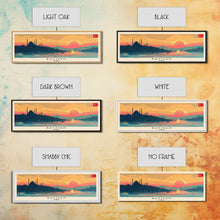 Load image into Gallery viewer, Batman TurkeyPanoramic Travel Poster, Framed Canvas Print or Metal Wall Art, Travel Art, Home Decor, Panoramic Painting, Midcentury Art