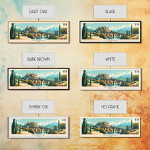 Cargar imagen en el visor de la galería, Foggia Italy Wall Art, Panoramic Travel Poster, Panoramic Framed Canvas Print, City Wall Art, Wall Hanging Home Decor, Travel Art