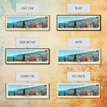 Carregar imagem no visualizador da galeria, Funchal Portugal Travel Print Wall Art, Panoramic City Art, Travel Art, Wall Decor, Vacation Gift, Framed Canvas Print Or Metal Art