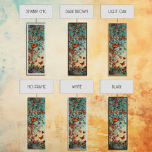 Carregar imagem no visualizador da galeria, Framed Canvas Monarch Butterfly Painting, Vertical Framed Wall Art, Natured Art Print for Living Room, Housewarming Gift, Butterfly Art