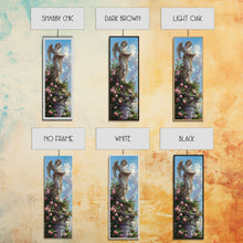 Carregar imagem no visualizador da galeria, Floral Angel Canvas Art Print Framed, Botanical Wall Art, Modern Botanical Still Life Art, Oversized Canvas Painting for Bedroom or Office