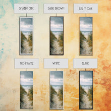 Load image into Gallery viewer, Beach Pathway to Ocean View - Framed Canvas Print, Skinny Tall Art, Coastal Landscape Art, Wall Art for Living Room, Bedroom Decor, Beach Art