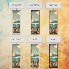 Load image into Gallery viewer, Enchanting Autumn Forest Pathway with Falling Leaves, Textured Landscape Painting, Exquisite Framed Canvas Print for Nature Wall Art