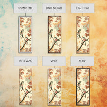 Cargar imagen en el visor de la galería, Charming Small Birds On Autumn Branches For Cozy Fall-Themed Wall Art Japanese Style Framed Canvas Print