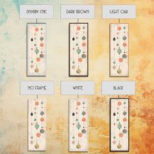 Carregar imagem no visualizador da galeria, Abstract Hanging Lanterns On A Rustic Background – Framed Canvas Print With Skinny Art And Tall Art In Ukiyo-E Art And Japanese Style Art