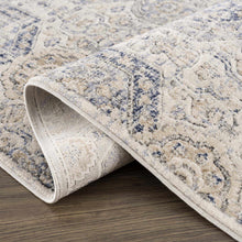 Load image into Gallery viewer, Parkerfield Cream & Blue Area Rug
