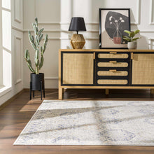 Load image into Gallery viewer, Parkerfield Cream & Blue Area Rug
