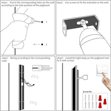 Load image into Gallery viewer, Daoseolo Outdoor Wall Sconces 47Inch, Modern Wall Lamp with Warm Lights, Frosted Acrylic Panel with Light Transmittance Greater Than 95%, IP65 Waterproof Minimalist Porch Wall Fixture for Garage