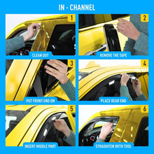 Load image into Gallery viewer, AEROGUYS
4.4★★★★
Extra Durable Window Deflectors in-Channel Window Visors Rain Guards Fit for Ford Escape 2020-2024, Sun Visors, Wind Vent Visors, Window Vent Shades, Exterior Car Accessories - 4 pcs. AG0038