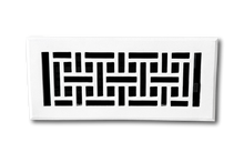 Cargar imagen en el visor de la galería, Cast Aluminum Arts & Crafts Vent Cover - White