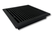 Cargar imagen en el visor de la galería, Cast Aluminum Contemporary Vent Covers - Black