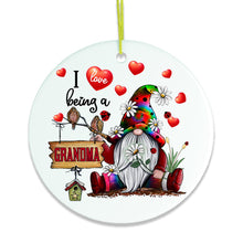 Load image into Gallery viewer, I Love Being a Grandma Gnome Christmas Ornament