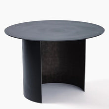 Load image into Gallery viewer, Industrial Round Low Side Metal Table/Minimal Design