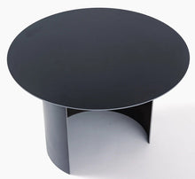 Load image into Gallery viewer, Industrial Round Low Side Metal Table/Minimal Design