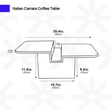 Carregar imagem no visualizador da galeria, Eleganza Carrara Table
