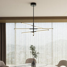 Carregar imagem no visualizador da galeria, Jesse Black LED Chandelier