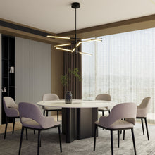 Carregar imagem no visualizador da galeria, Jesse Black LED Chandelier