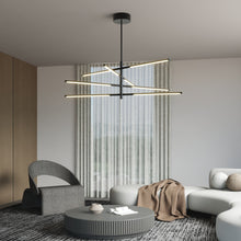 Carregar imagem no visualizador da galeria, Jesse Black LED Chandelier