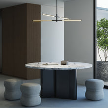 Carregar imagem no visualizador da galeria, Jesse Black LED Chandelier