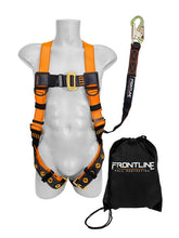 Load image into Gallery viewer, Frontline K100-61S Combat Compliance Kit - Harness, 6' Single Leg Lanyard and Drawstring Bag