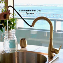 Cargar imagen en el visor de la galería, VIDEC KW-86J Smart Kitchen Faucet, 3 Modes Pull Down Smart Sprayer, Ceramic Valve, 360-Degree Rotation, 1 or 3 Hole Deck Plate.