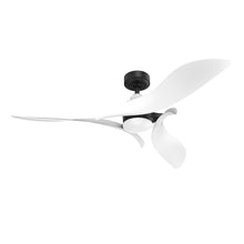 Load image into Gallery viewer, Black 54" DC Motor 6 Speed Ceiling Fan with LED Lighting