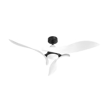 Load image into Gallery viewer, Black 54" DC Motor 6 Speed Ceiling Fan with LED Lighting