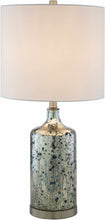 Carregar imagem no visualizador da galeria, Lentner Ribbed White Ceramic Table Lamp