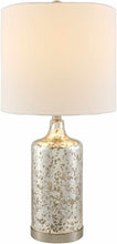 Carregar imagem no visualizador da galeria, Lentner Ribbed White Ceramic Table Lamp