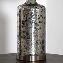 Carregar imagem no visualizador da galeria, Lentner Ribbed White Ceramic Table Lamp