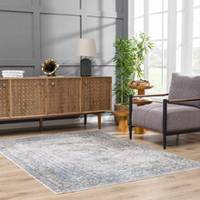 Load image into Gallery viewer, Gael Blue Boutique Washable Rug