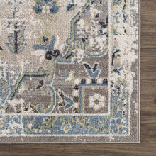 Load image into Gallery viewer, Cabacungan Gray & Blue Washable Area Rug